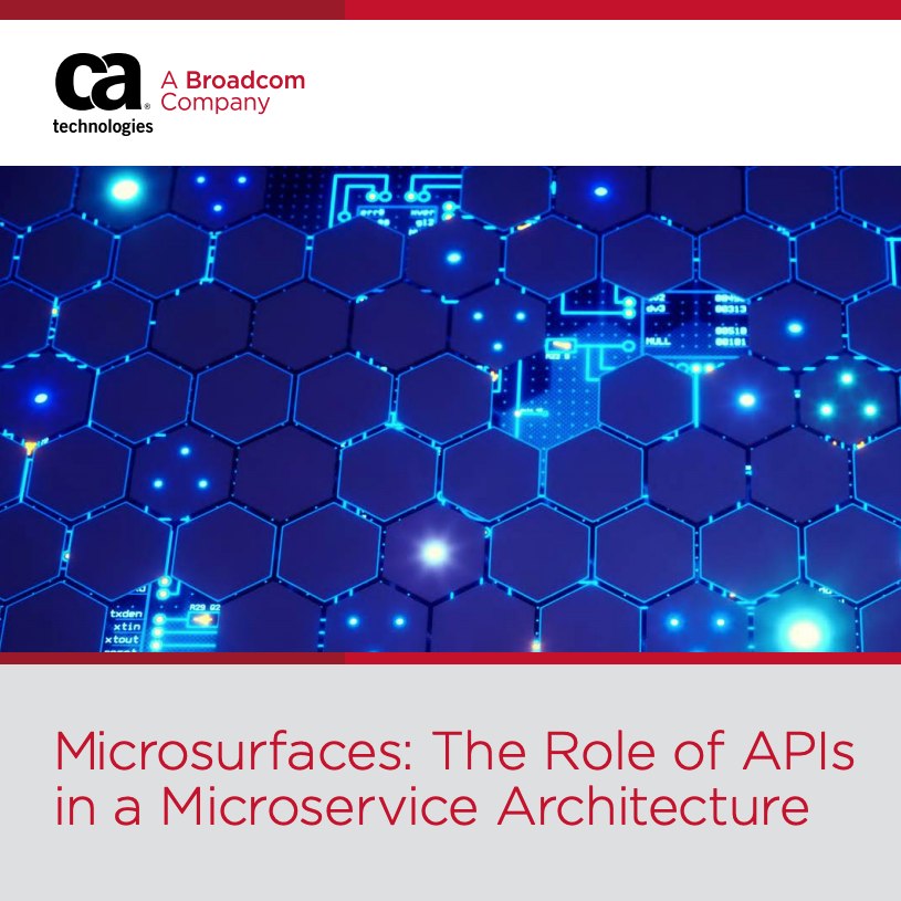 Microsurfaces : the role of apis in a microservice architecture